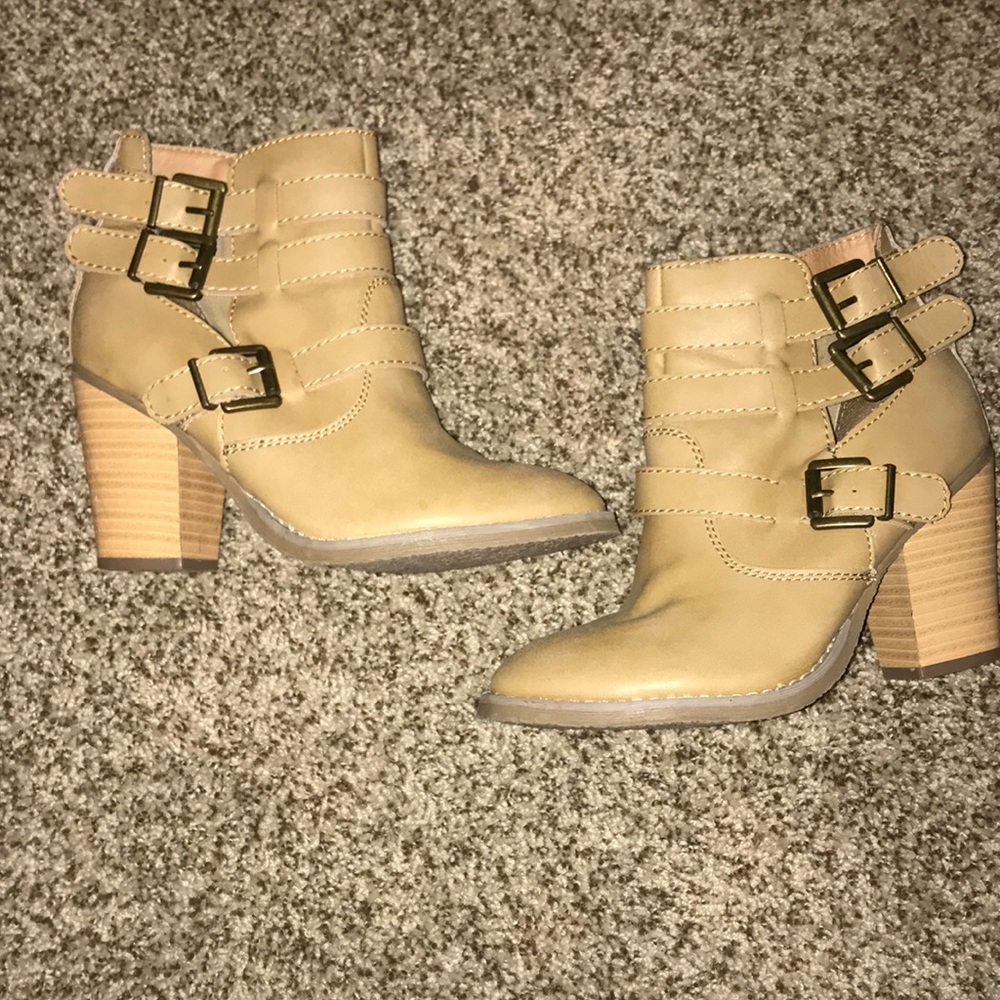 Tan Booties